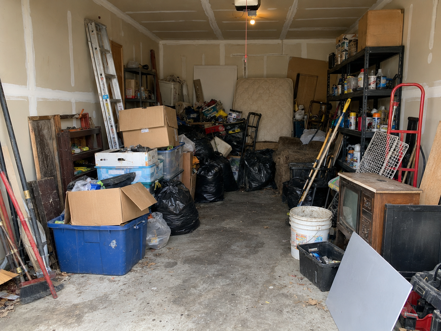 Yard after cleanup